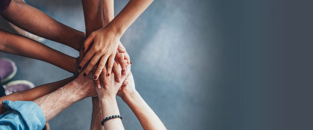 HandTogether hands together