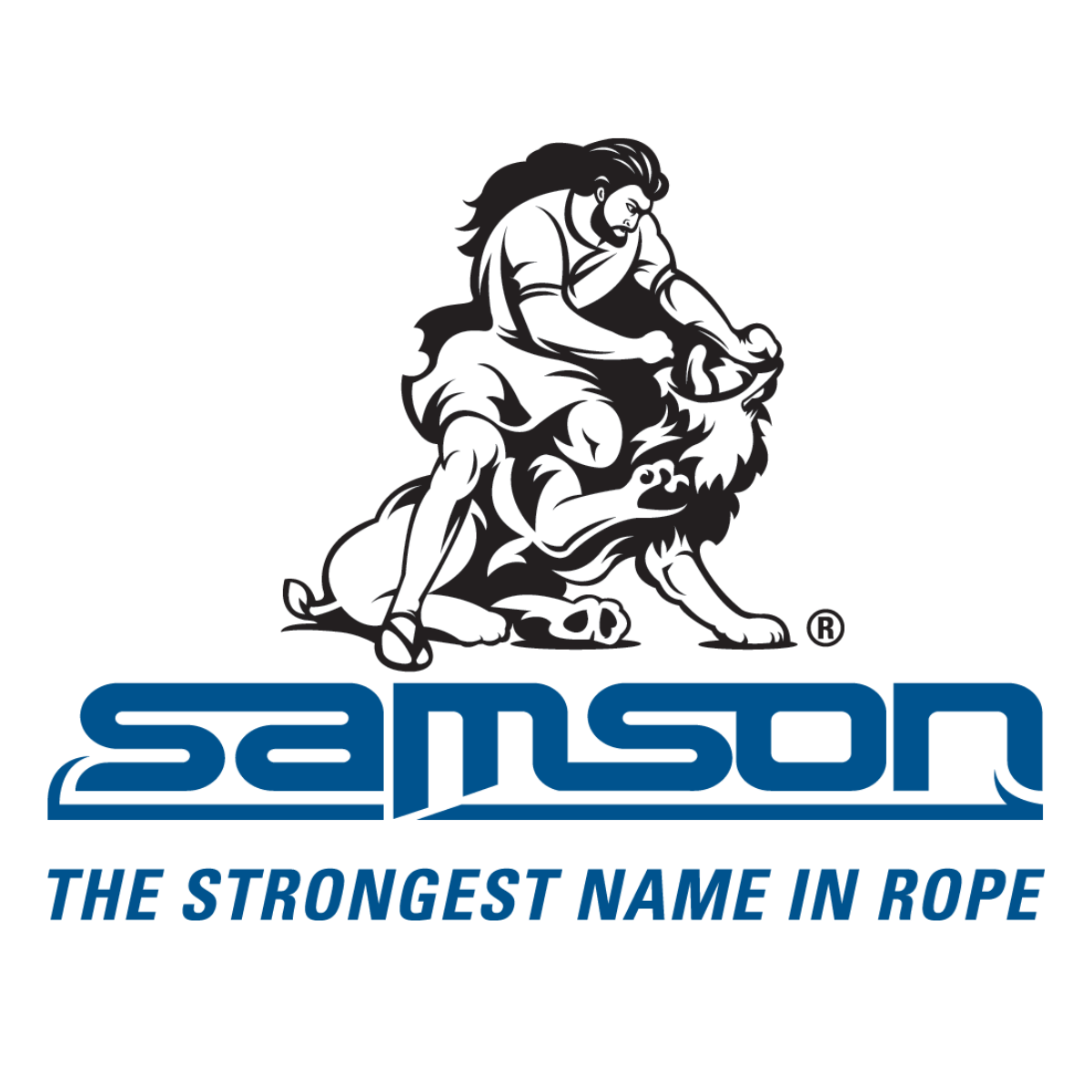 Logo for Samson: The strongest name in rope